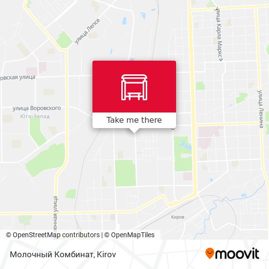 Молочный Комбинат map