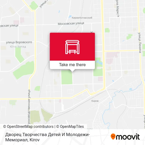 Дворец Творчества Детей И Молодежи-Мемориал map