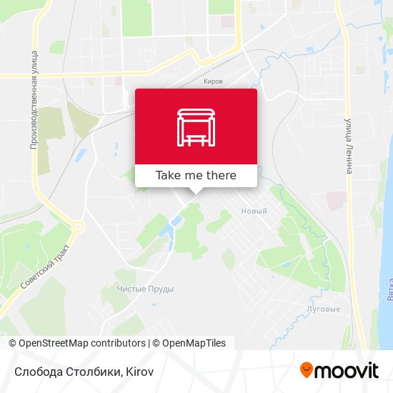 Слобода Столбики map