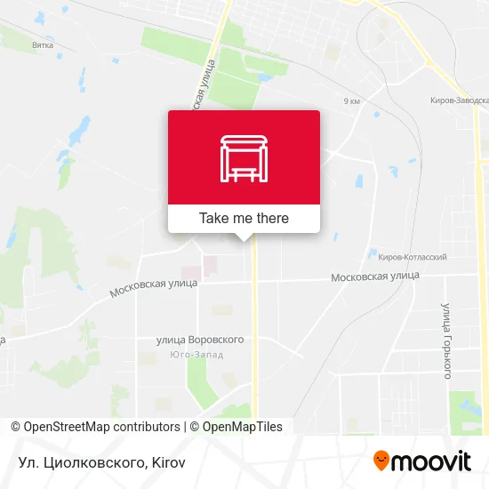 Ул. Циолковского map