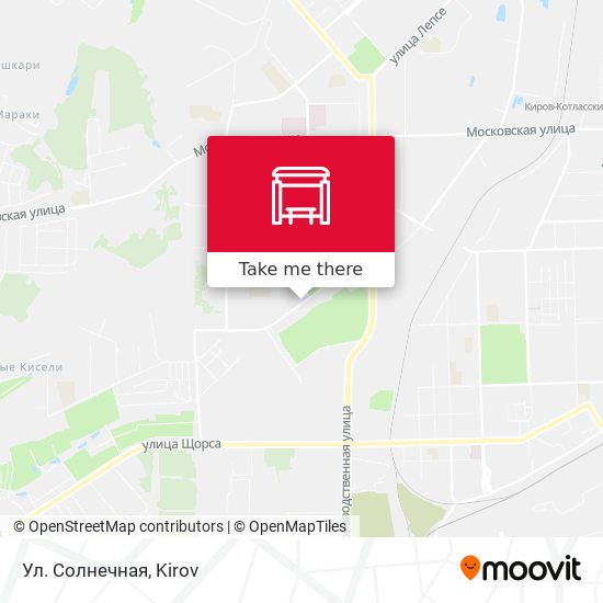 Ул. Солнечная map
