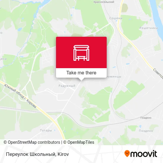 Переулок Школьный map