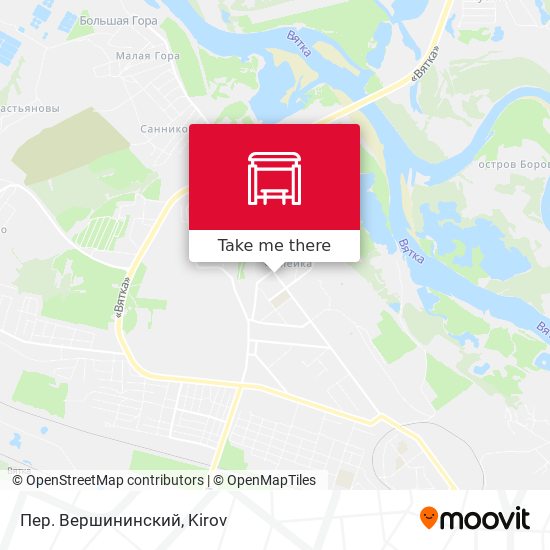 Пер. Вершининский map