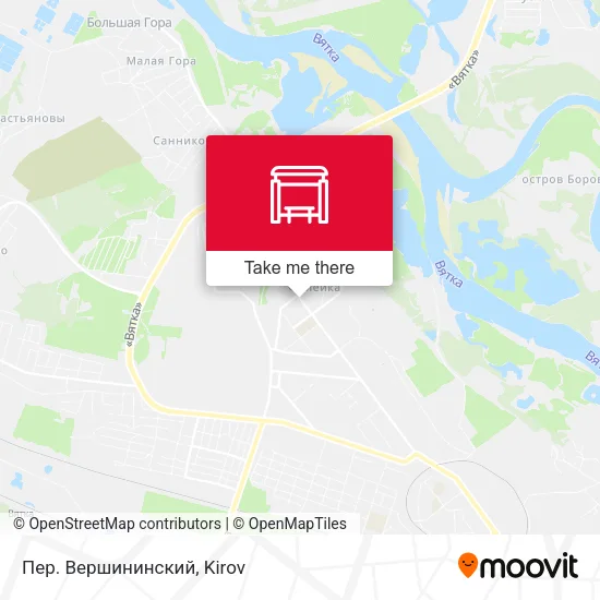 Пер. Вершининский map