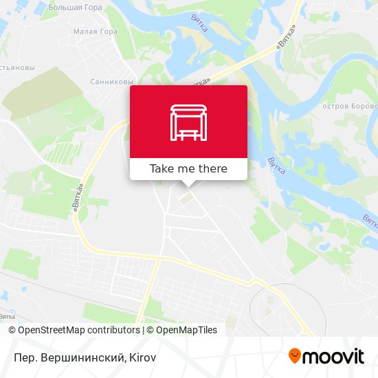 Пер. Вершининский map