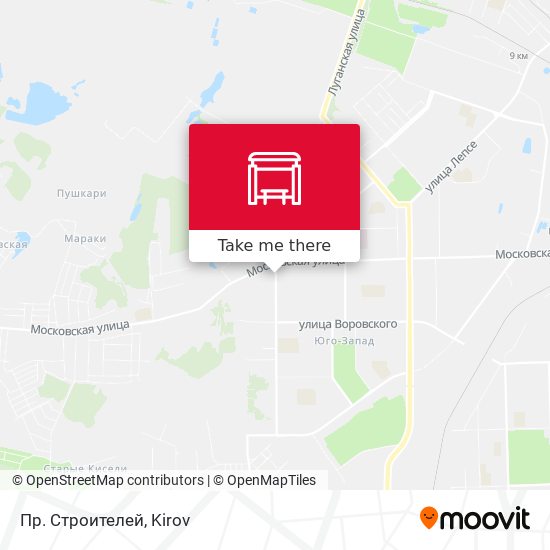 Пр. Строителей map