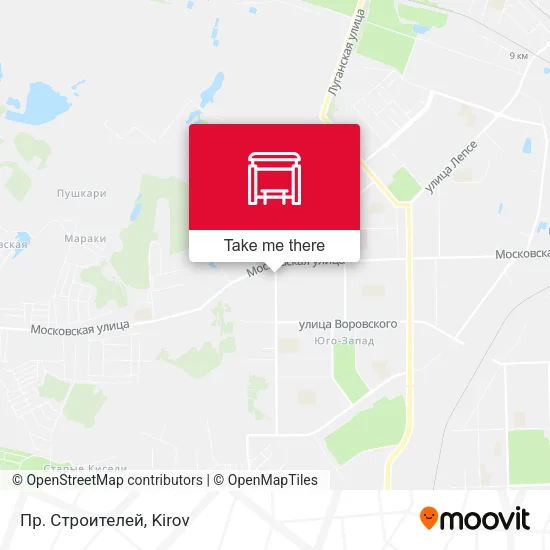 Пр. Строителей map