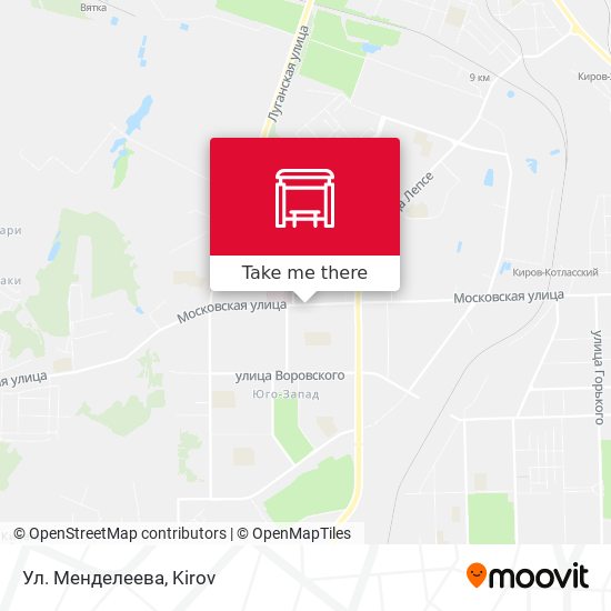 Ул. Менделеева map