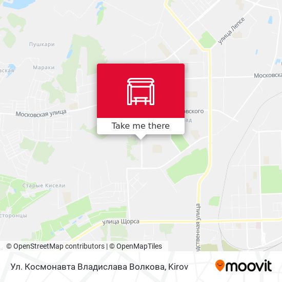Ул. Космонавта Владислава Волкова map