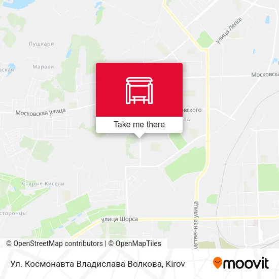 Ул. Космонавта Владислава Волкова map