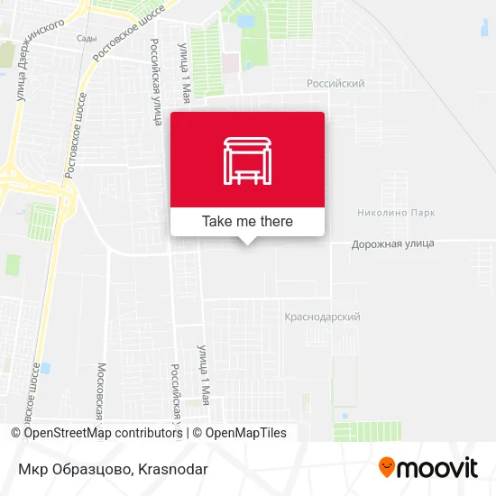 Мкр Образцово map