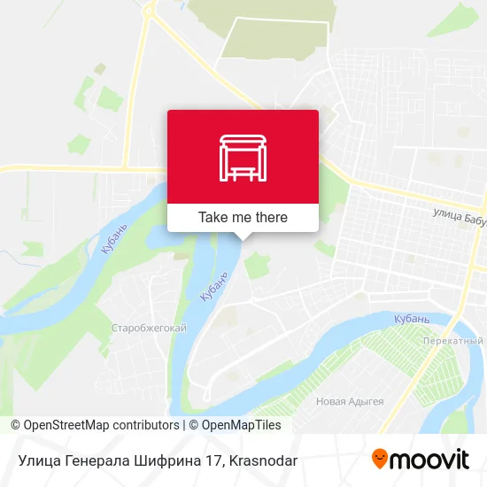 Улица Генерала Шифрина 17 map