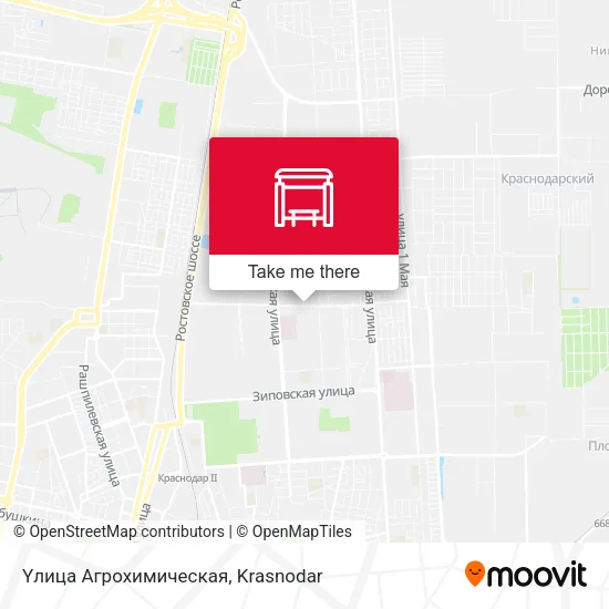 Yлица Агрохимическая map