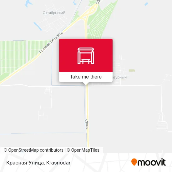 Красная Улица map