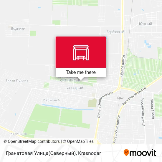 Гранатовая Улица(Северный) map