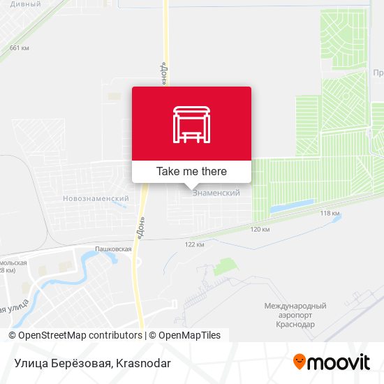 Улица Берёзовая map