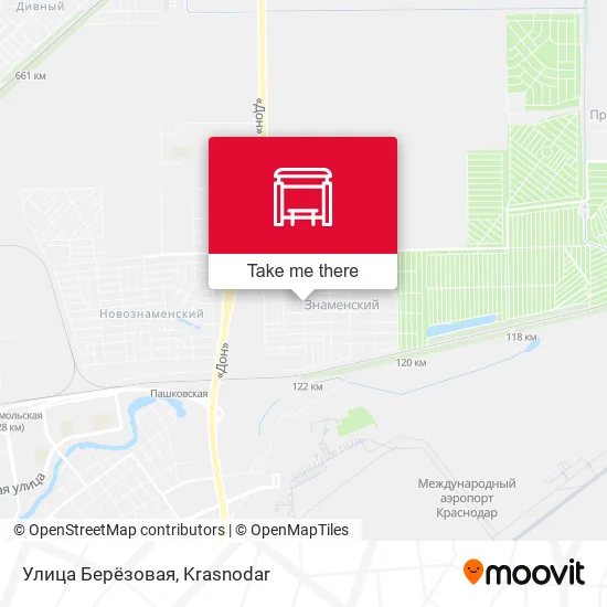 Улица Берёзовая map