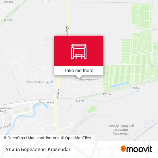 Улица Берёзовая map