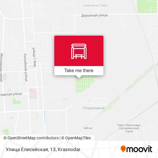 Улица Елисейская, 13 map