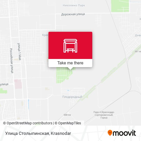 Улица Столыпинская map