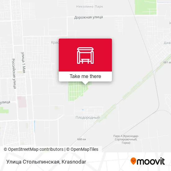 Улица Столыпинская map