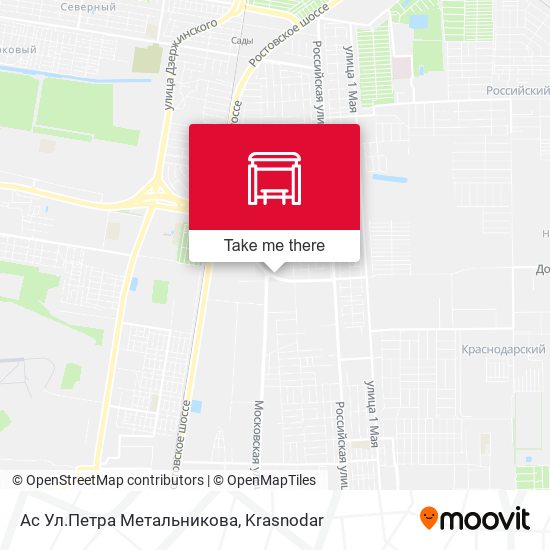 Ас Ул.Петра Метальникова map
