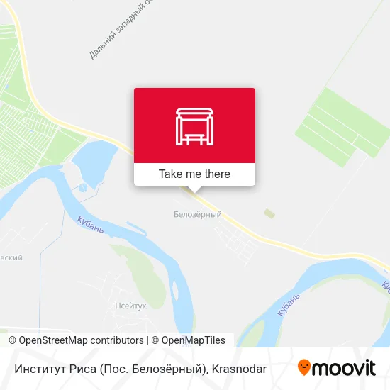 Институт Риса (Пос. Белозёрный) map
