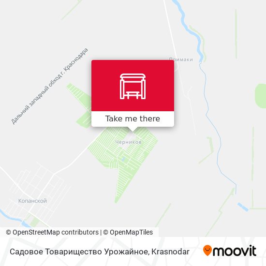 Садовое Товарищество Урожайное map