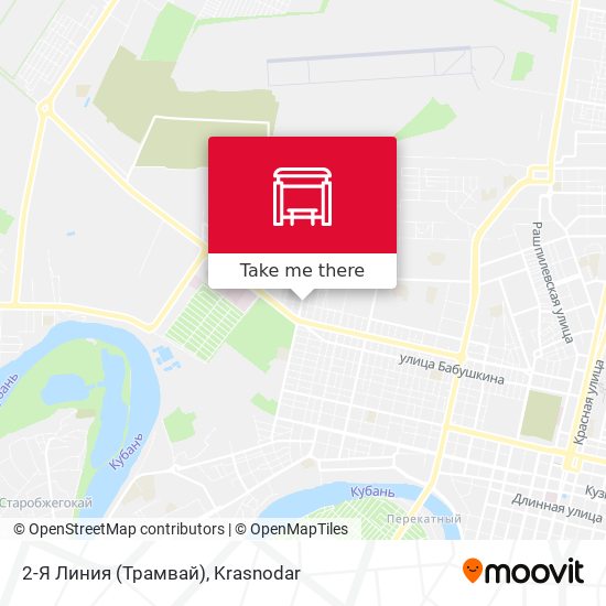 2-Я Линия (Трамвай) map