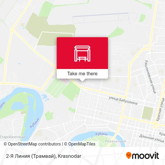 2-Я Линия (Трамвай) map