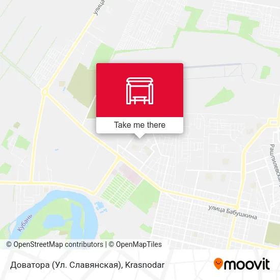 Доватора (Ул. Славянская) map