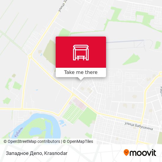 Западное Депо map