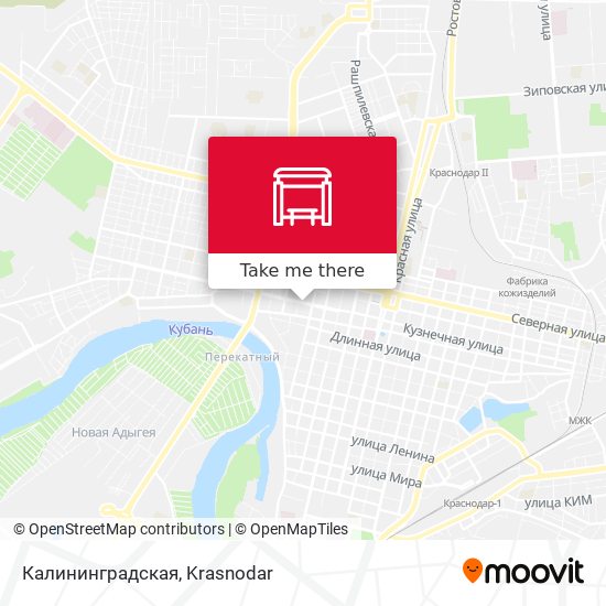 Калининградская map