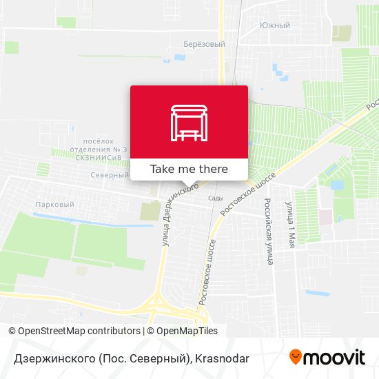 Дзержинского (Пос. Северный) map