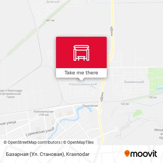 Базарная (Ул. Становая) map