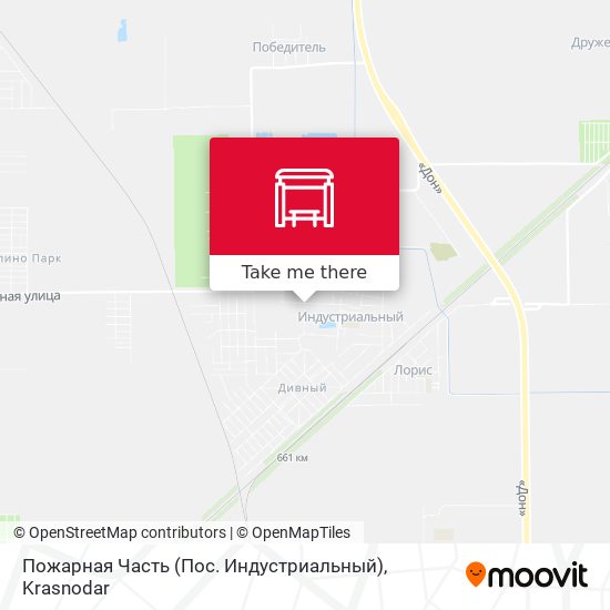 Пожарная Часть (Пос. Индустриальный) map