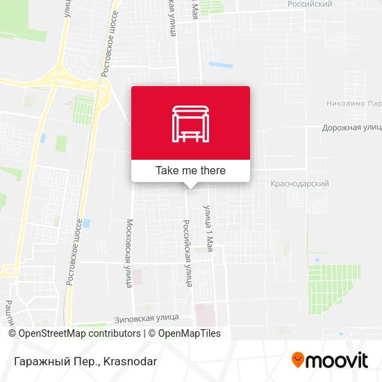 Гаражный Пер. map