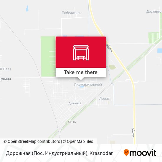 Дорожная (Пос. Индустриальный) map