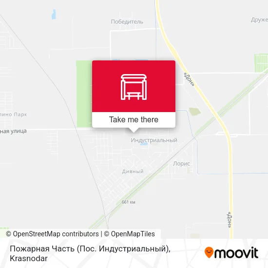 Пожарная Часть (Пос. Индустриальный) map