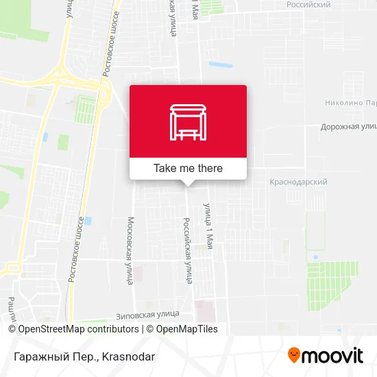 Гаражный Пер. map