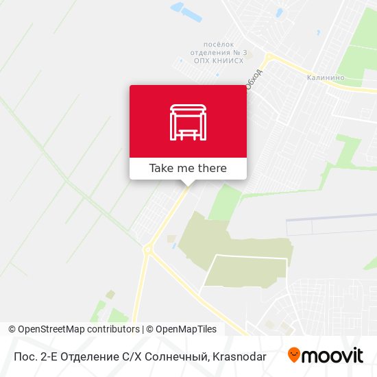 Пос. 2-Е Отделение С / Х Солнечный map