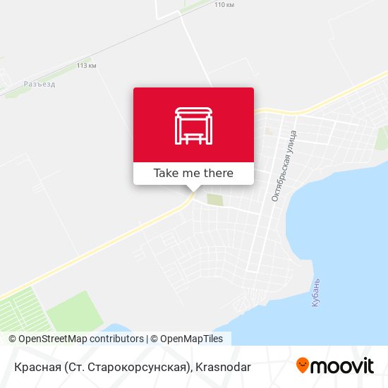 Красная (Ст. Старокорсунская) map