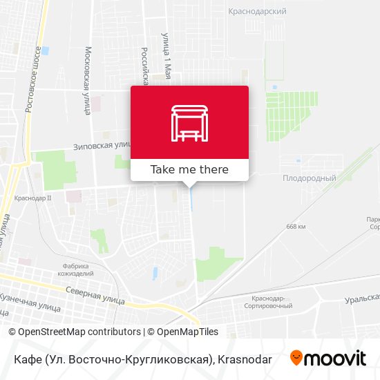 Кафе (Ул. Восточно-Кругликовская) map