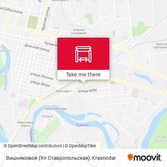 Вишняковой (Ул Ставропольская) map