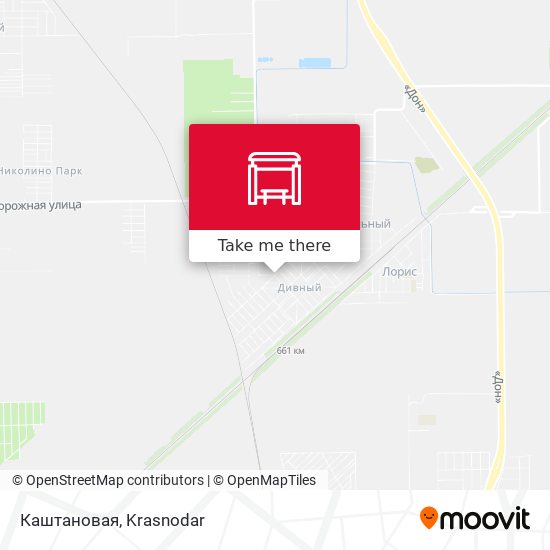 Каштановая map