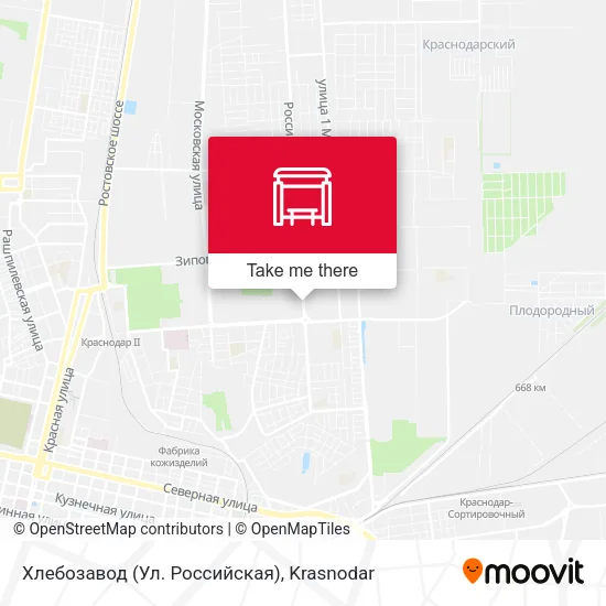 Хлебозавод (Ул. Российская) map