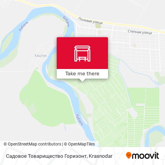 Садовое Товарищество Горизонт map