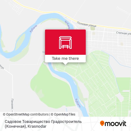 Садовое Товарищество Градостроитель (Конечная) map
