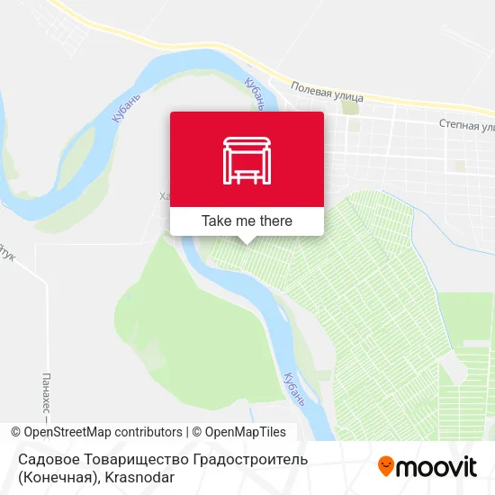 Садовое Товарищество Градостроитель (Конечная) map