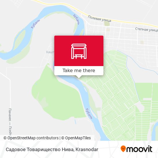 Садовое Товарищество Нива map